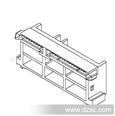 供应SATA7+15P 塑胶高度15.5插座连接器