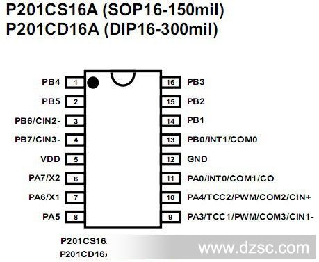 P201CD14A 台湾应广单片机 原厂授权 现货批发 长期供应 PADAUK