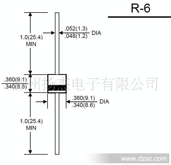 整流二极管P6A8 P6A4 P6A1等