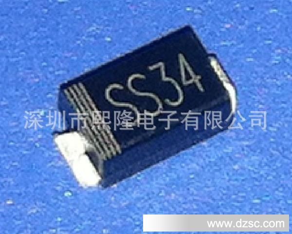 供应 肖特基 二极管 SS34 贴片二极管 SMA 3A