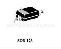 供应贴片二极管B5817W B5818W B5819W SOD-123