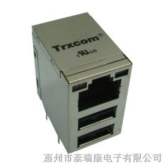 RJ45+USB，泰瑞康RJ45+USB网络接口，大量批发