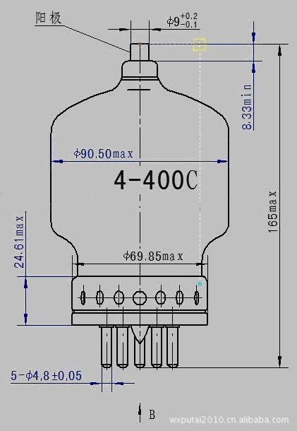 ELECTRON TUBE 4-400C/G