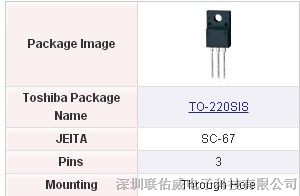 供应 TOSHIBA  MOSFET TK10A60D TO-220SIS