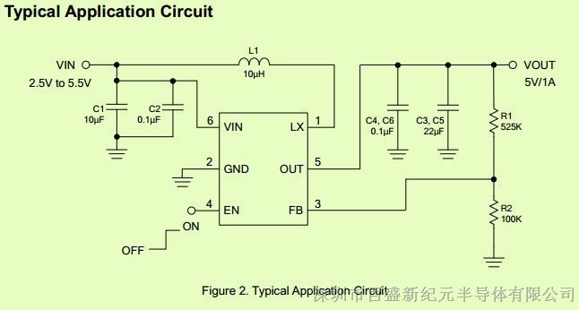 同步整流升压IC输出5V1A，96%高效率