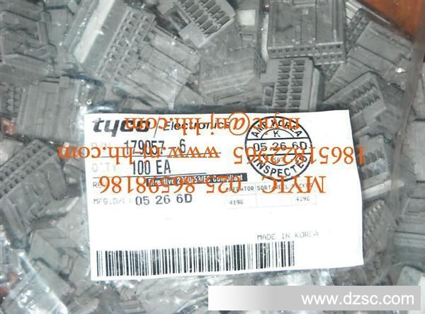 供应汽车连接器 旋转 179057-6