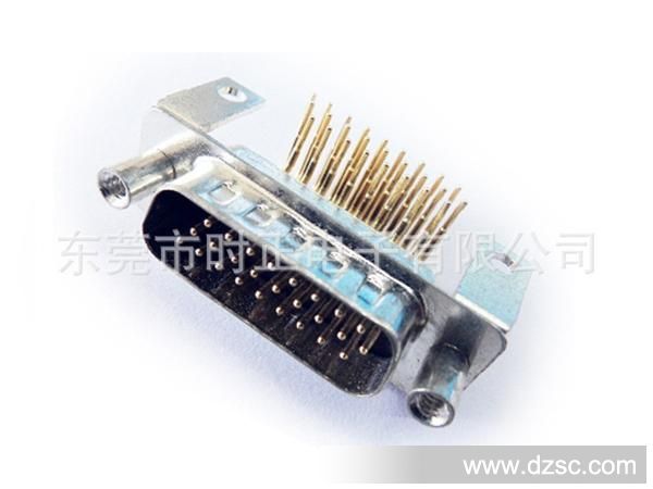 D-SUB连接器HDR26插板式90度车针接插件公座母座