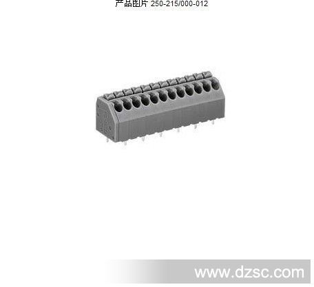 原装万可WAGO 250-215/000-012  1线 PCB 接线端子 价售 现货