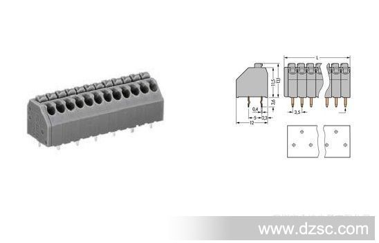 原装万可WAGO 250-206/000-012  1线 PCB 接线端子  价