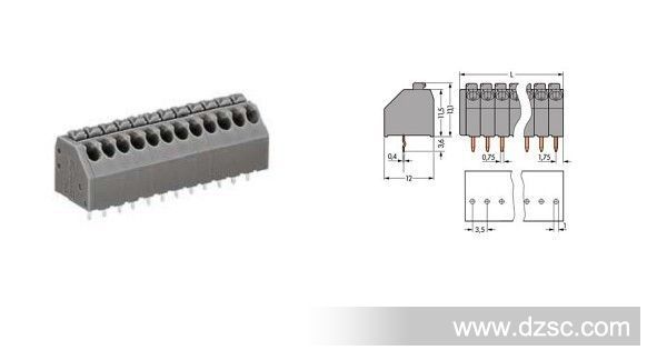 原装万可WAGO 250-113/000-006  1线 PCB 接线端子  价