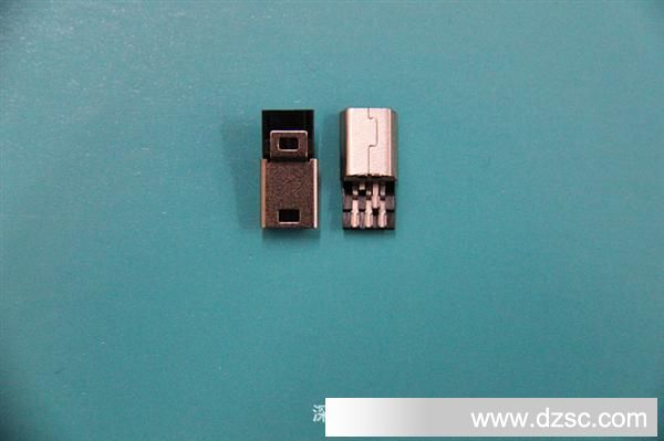 【厂家】批发直销MINI USB 5P公头 短体后四
