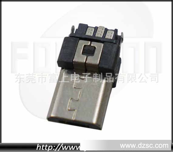 Micro USB 5P 焊线公头连接器