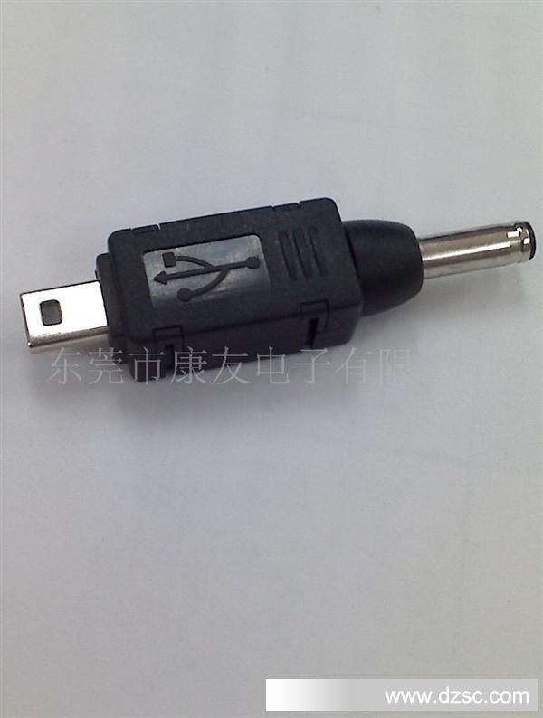 供应Mini USB 8pin手机转接头 DC3.5MM充电转接头