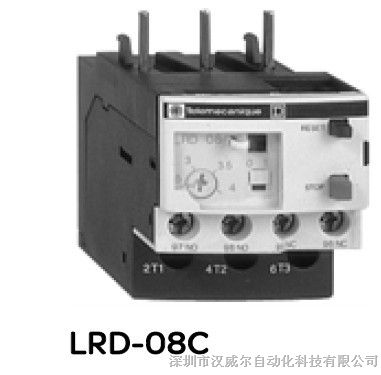 供应深圳施耐德LRD21C热继电器代理商