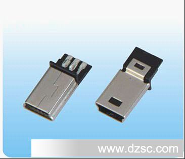 MINI USB 5PM 焊线短体一体式普通型
