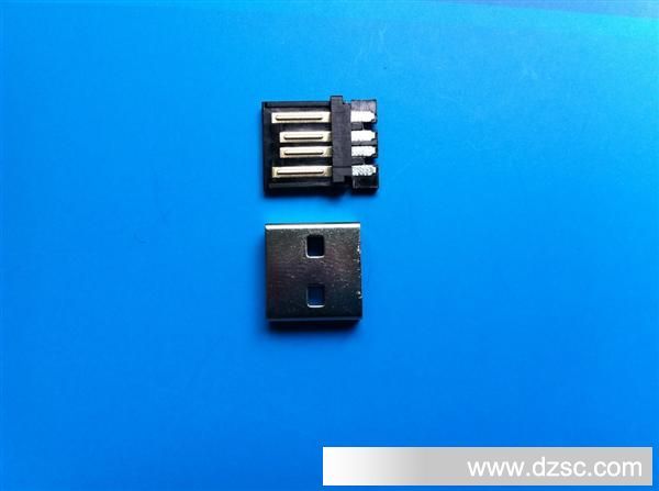 OUR-USB.A公短体焊线式(铜壳)