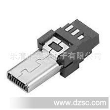 供应 MINI USB 8P 公头焊线式
