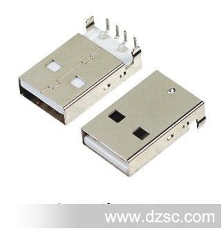 USB A公90° DIP/USB插座（供应各种USB插座）