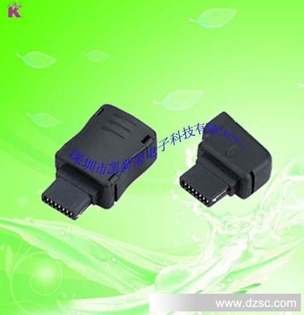 供应高品质MINI USB 14PIN MALE双排公头连接器