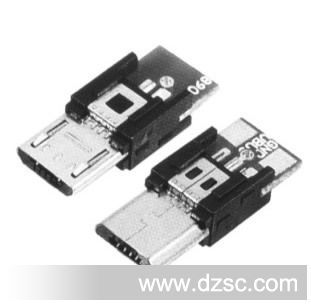 供应Micro USB 5P公 B Type 带线路板