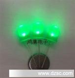 LED发光二*管 10mm绿发绿 有边 雾状  大灯珠LED