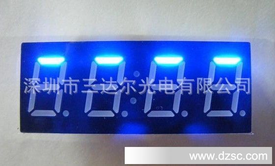 供应电器控制板四位蓝光LED数码管