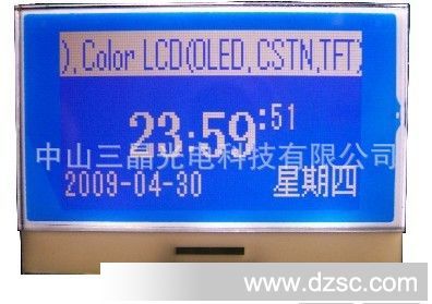 蓝屏LCD