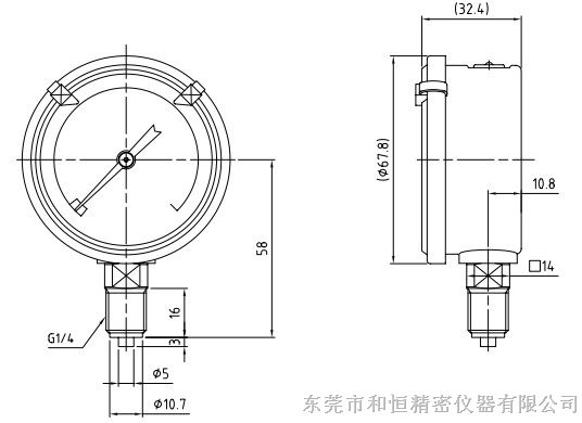 供应ASK牌压力表