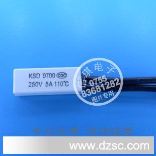 【厂家定制】KSD9700 温度开关  110℃ 常闭 自动过热保护 自恢复