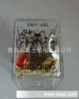 韩国SAMYOUNG三荣SMY-4SL DC24V 小型中间继电器成套优惠