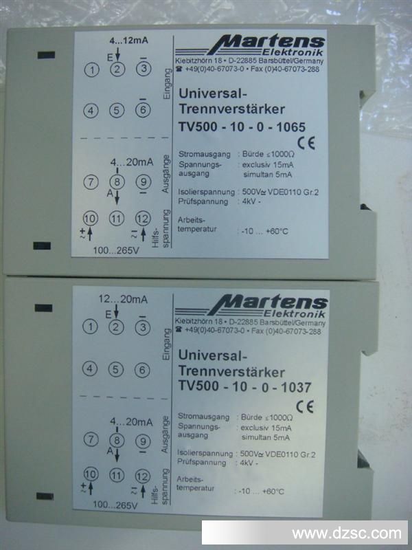 德国  MARTENS   继电器 TV500-10-0-1037