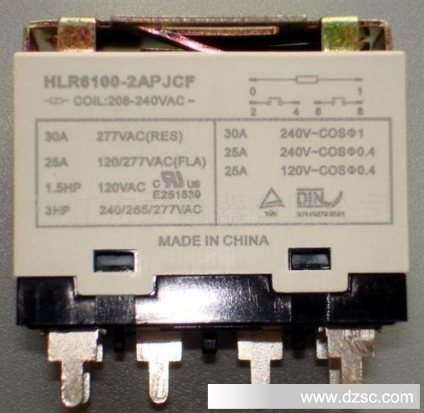 UL继电器HLR6100-1ATCF2-AC12