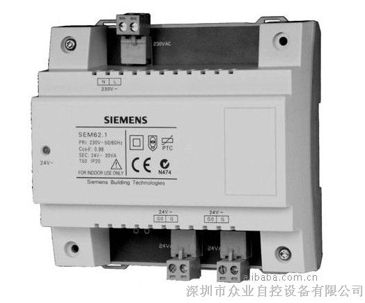 供应西门子变压器 SEM62.1 SEM62.2 交流24V变压器 AC24V