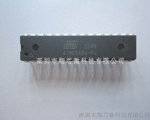 供应原装ATMEGA8A-PU AVR单片机/8K闪存微控制器 DIP-28