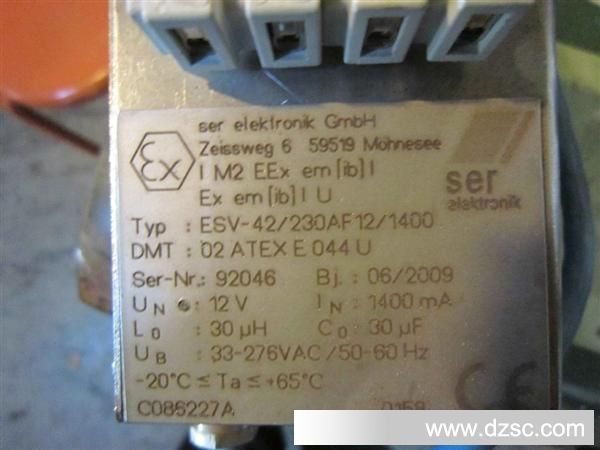 ESV-42/230AF12/1400   SER ELEKTRONIK GMBH  变压器