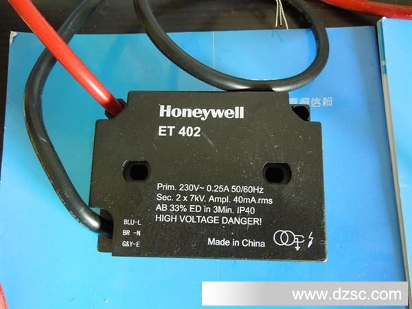 ET401/ET402电子式点火变压器,Honeywell霍尼韦尔