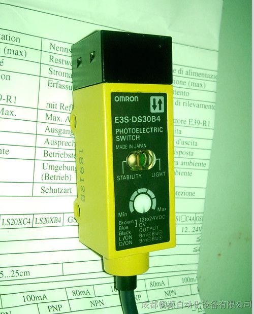 供应欧母龙光电传感器E3F3-R61 E3F3-D11
