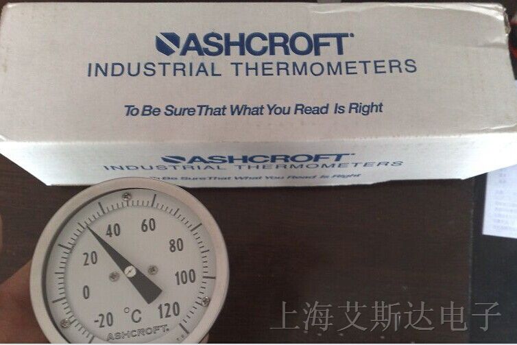 供应美国ashcroft 雅斯科 压力表30-EI-42E-025-20/120℃