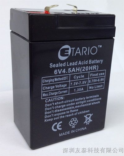 6V4.5AH铅酸蓄电池厂家低价批发
