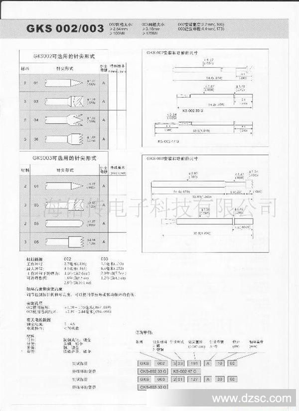 INGUN探针