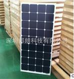 100W A级Sunpower太阳能电池板 转换效率20%以上 单晶硅