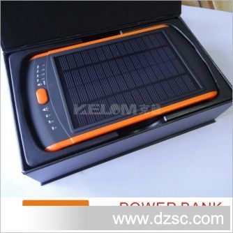 超大容量 太阳能充电器 23000毫安 高输出12V 1.2A 太阳能充电器