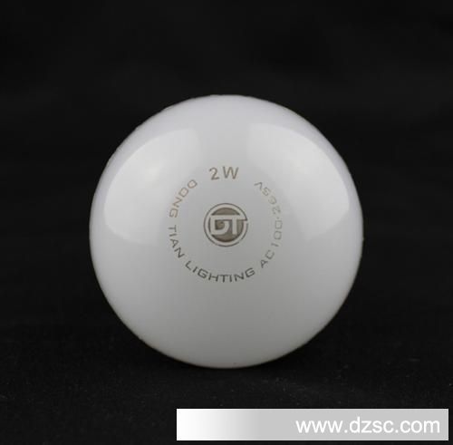 LED球泡灯2W厂家直销超低价E27螺口led照明节能球形灯泡质保两年