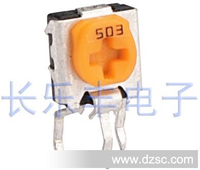 松下立式可调电阻 EVND2AA03B53 橙黄色 DIP款 PANASONIC原装进口
