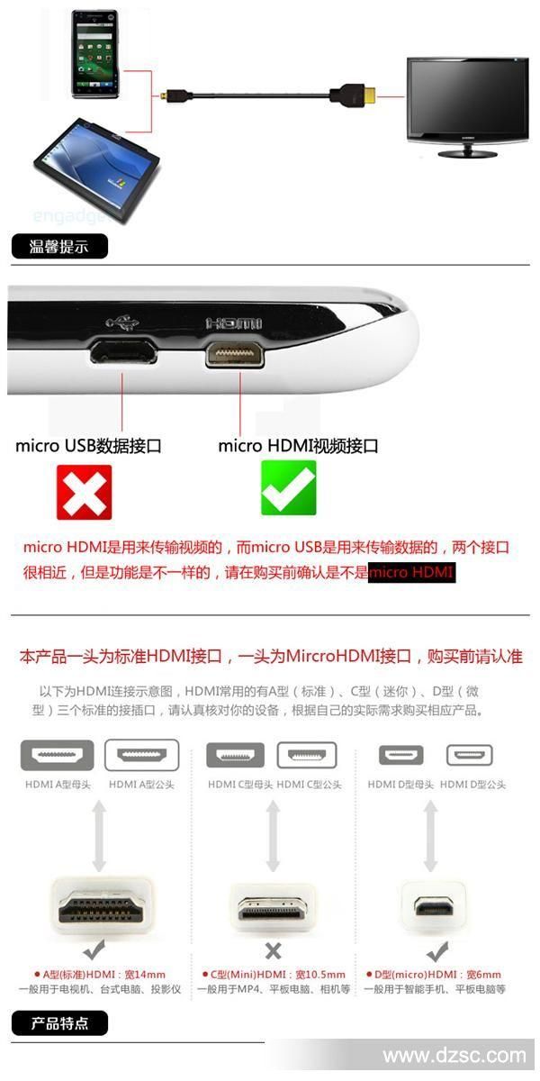 hdmi 小转大