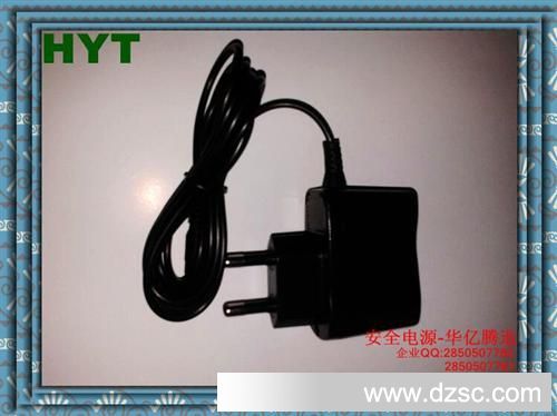 厂家直销12.6V500MA过CE欧规电源适器 12.6V欧规电源适配器