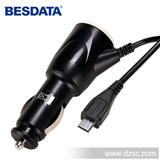 【*】B*DATA 1000ma品牌车充 HTC手机U*车载充电器