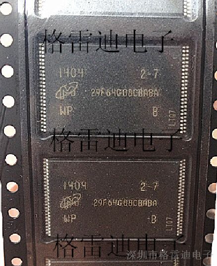 供应MT29F64G08CBABAWP:B 进口MICRON美光 8GB NAND FLASH闪存进口原装现货