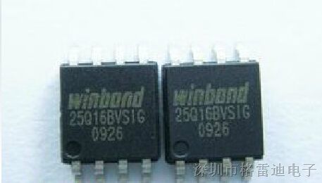供应W25Q16BVSIG 现货供应WINBOND系列进口原装存储芯片代理进口内存闪存