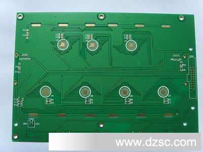 双层绿油沉金线路板7